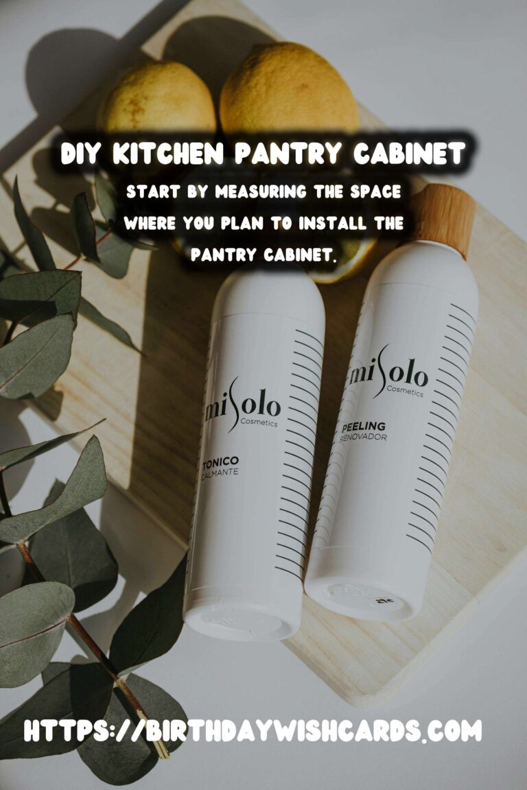 DIY Kitchen Pantry Cabinet: Create Your Perfect Storage Solution