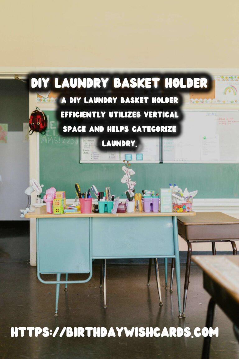 DIY Laundry Basket Holder: Organize Your Space Efficiently