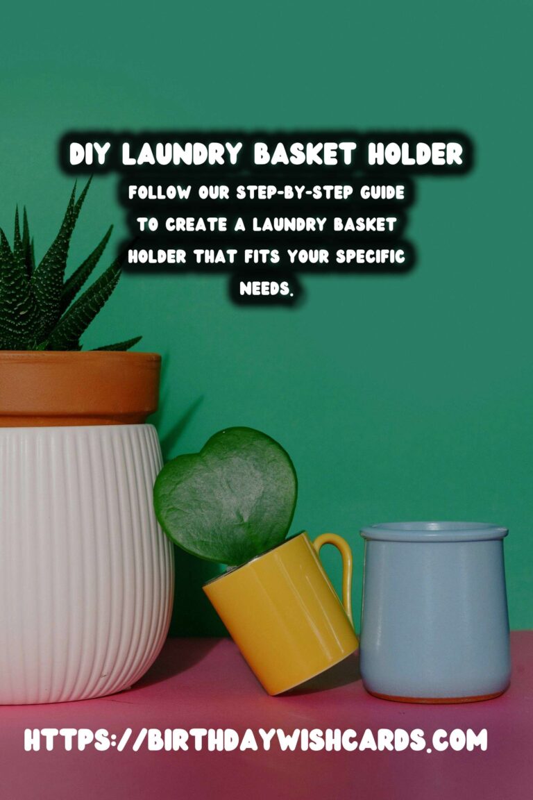 DIY Laundry Basket Holder: Organize Your Space Efficiently