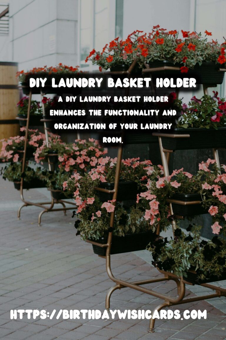 DIY Laundry Basket Holder: Organize Your Space Efficiently