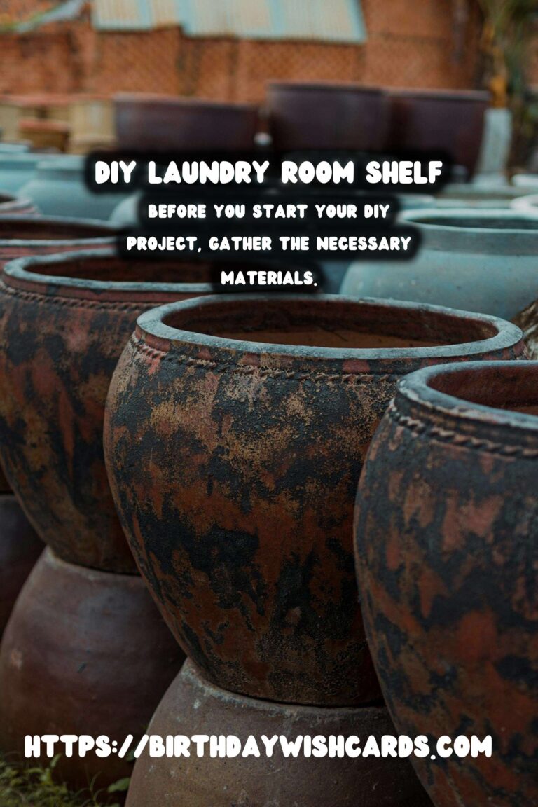 DIY Laundry Room Shelf: Optimize Space Above Washer and Dryer