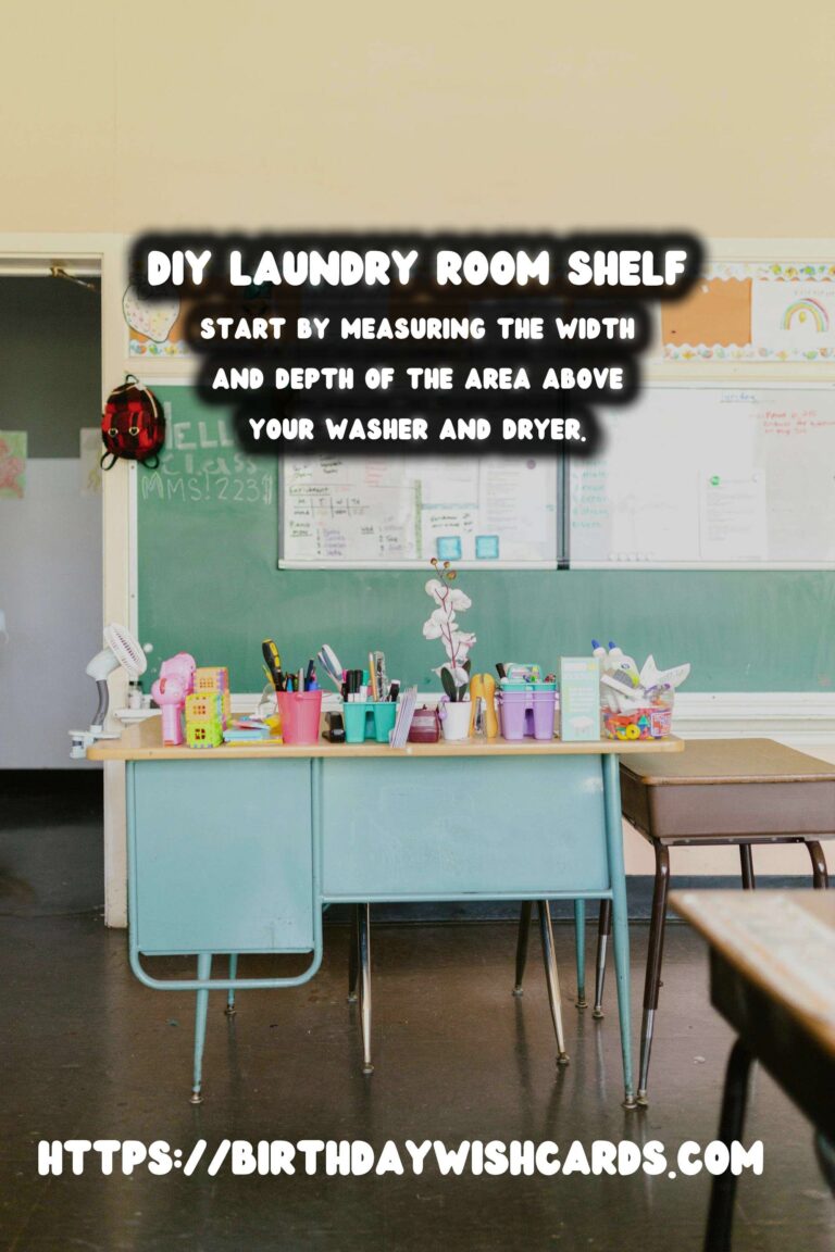 DIY Laundry Room Shelf: Optimize Space Above Washer and Dryer