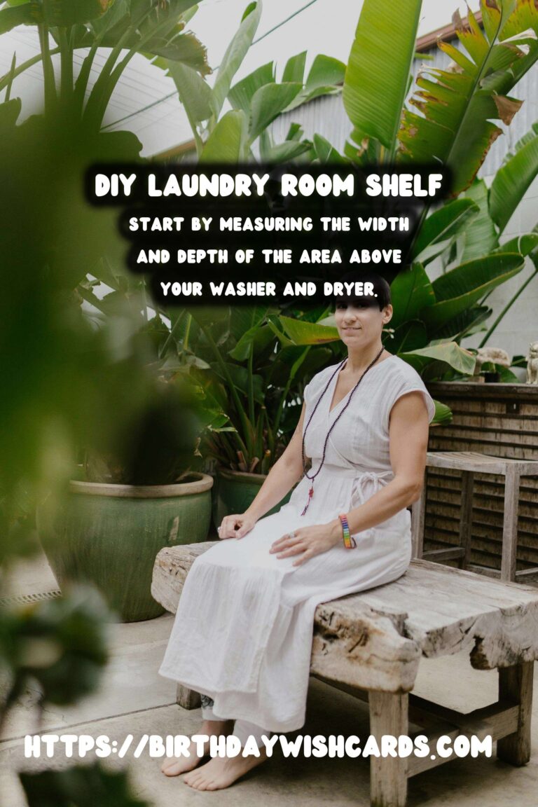 DIY Laundry Room Shelf: Optimize Space Above Washer and Dryer