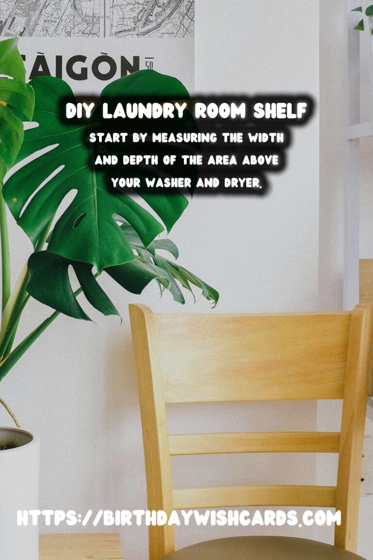 DIY Laundry Room Shelf: Optimize Space Above Washer and Dryer