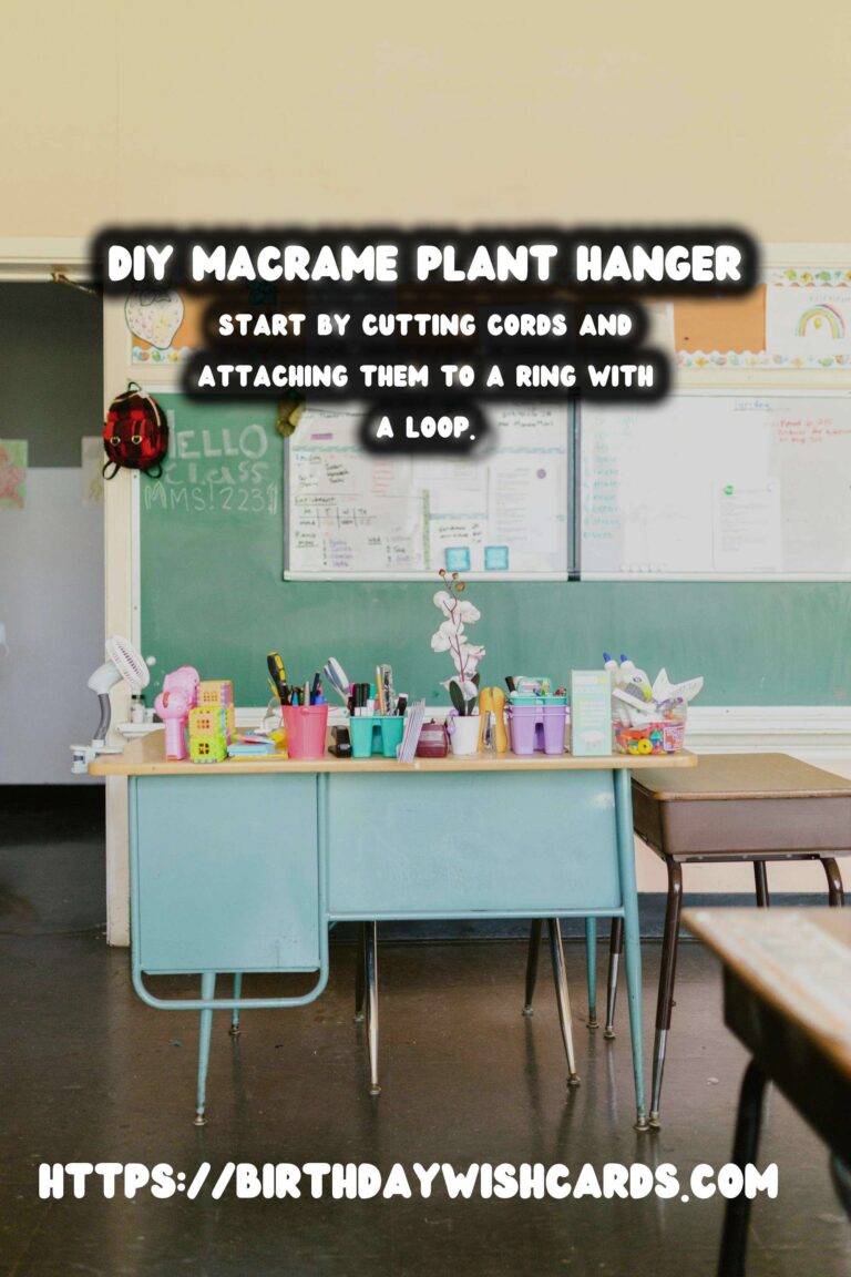 DIY Macrame Plant Hanger for Wall: A Step-by-Step Guide