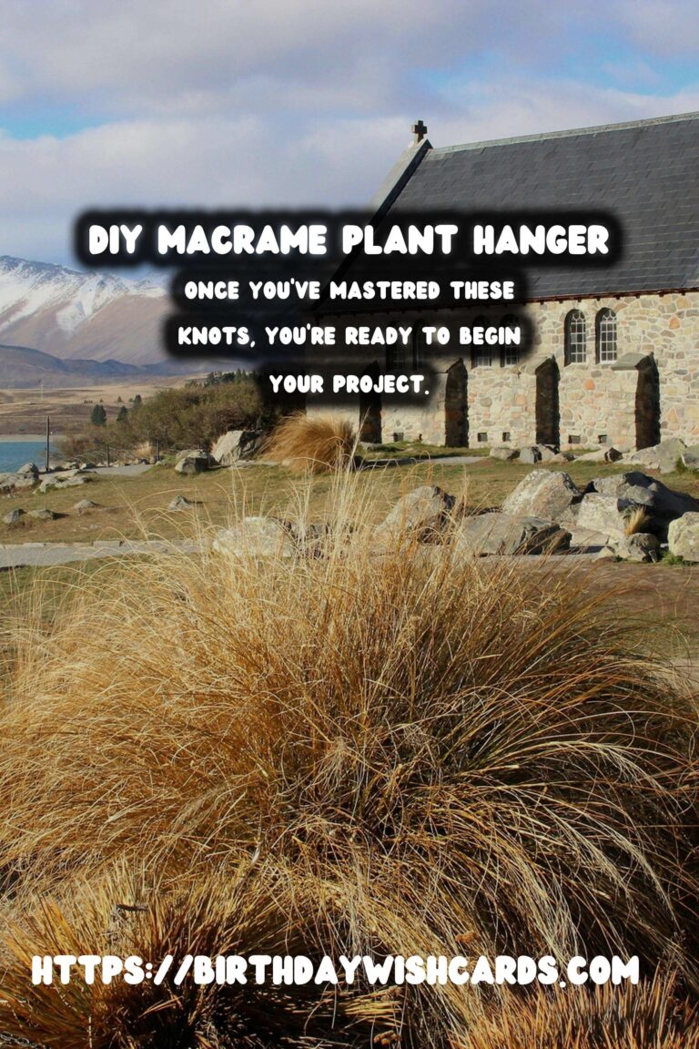 DIY Macrame Plant Hangers: A Beginner’s Guide