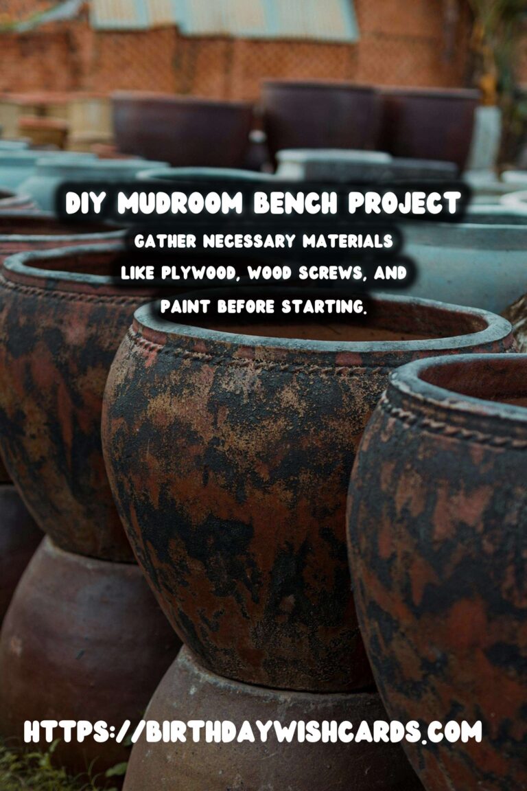 DIY Mudroom Bench with Storage: A Step-by-Step Guide