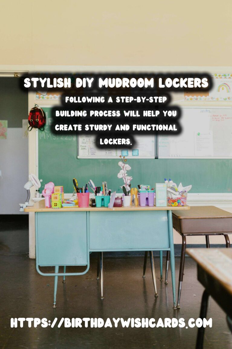 DIY Mudroom Lockers: Transform Your Entryway with Style and Functionality