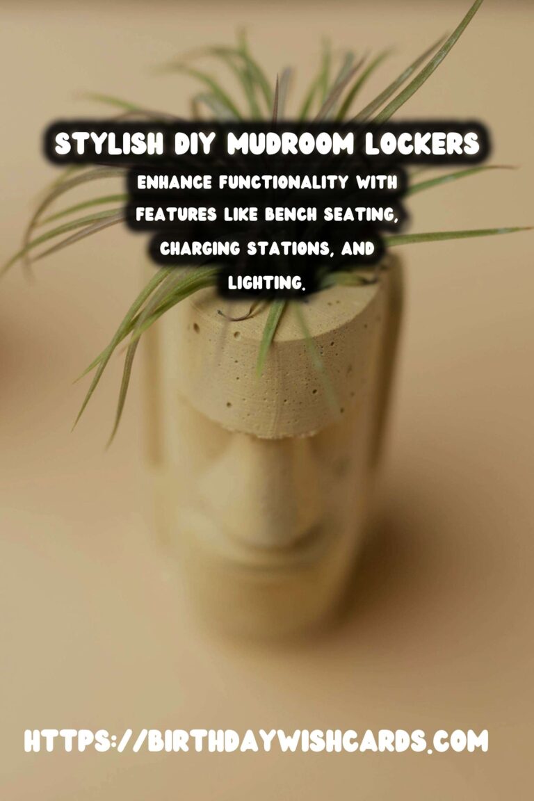 DIY Mudroom Lockers: Transform Your Entryway with Style and Functionality