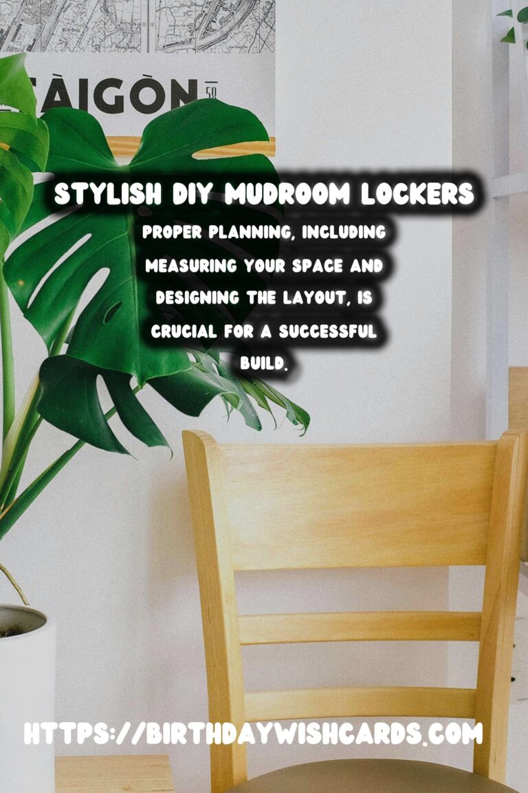 DIY Mudroom Lockers: Transform Your Entryway with Style and Functionality