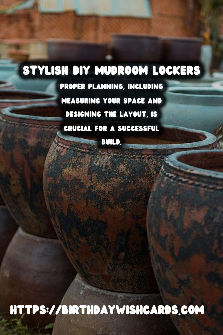 DIY Mudroom Lockers: Transform Your Entryway with Style and Functionality