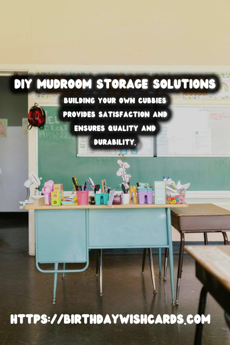 DIY Mudroom Storage Cubbies: Organize Your Entryway Efficiently