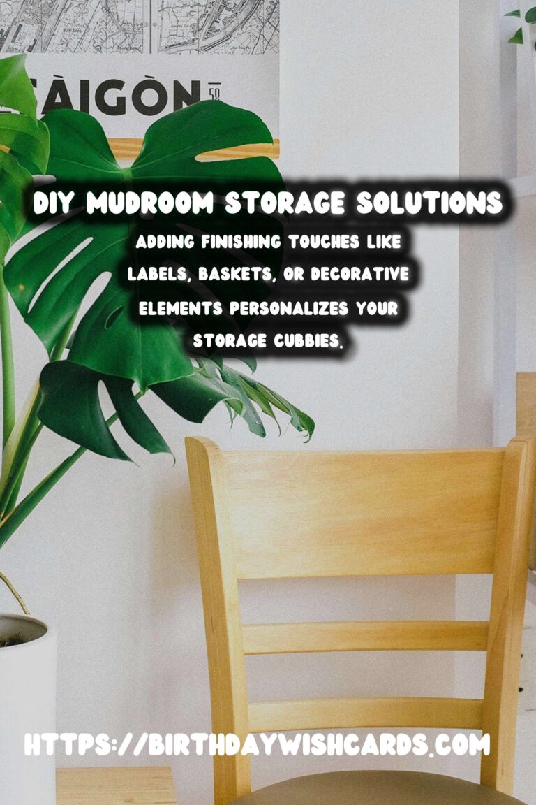 DIY Mudroom Storage Cubbies: Organize Your Entryway Efficiently