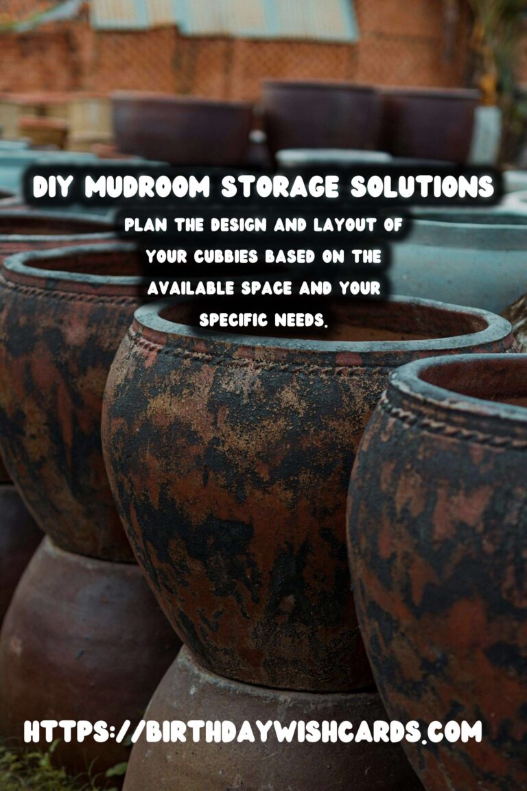 DIY Mudroom Storage Cubbies: Organize Your Entryway Efficiently