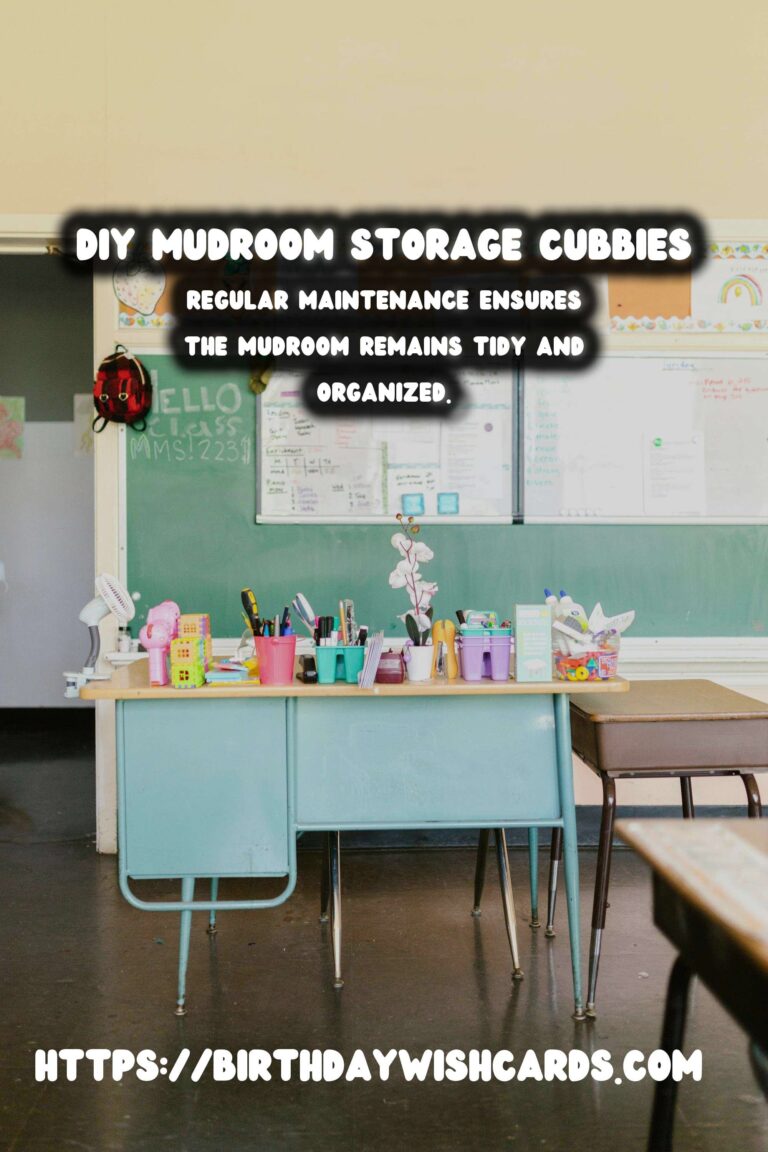 DIY Mudroom Storage Cubbies for an Organized Kids' Entry