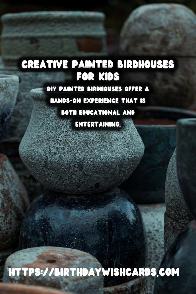 DIY Painted Birdhouses for Kids: A Fun and Creative Activity