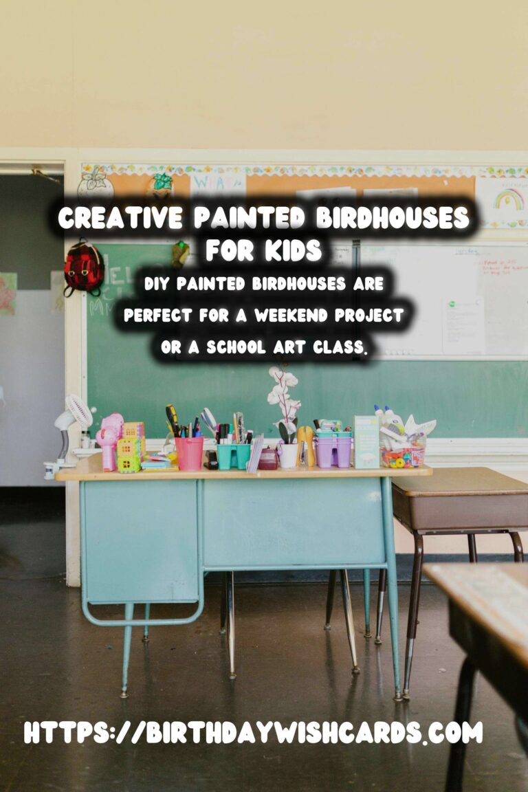 DIY Painted Birdhouses for Kids: A Fun and Creative Activity