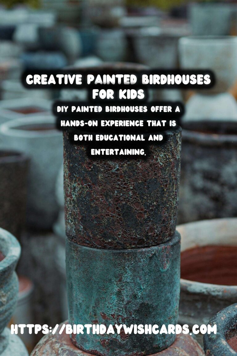 DIY Painted Birdhouses for Kids: A Fun and Creative Activity