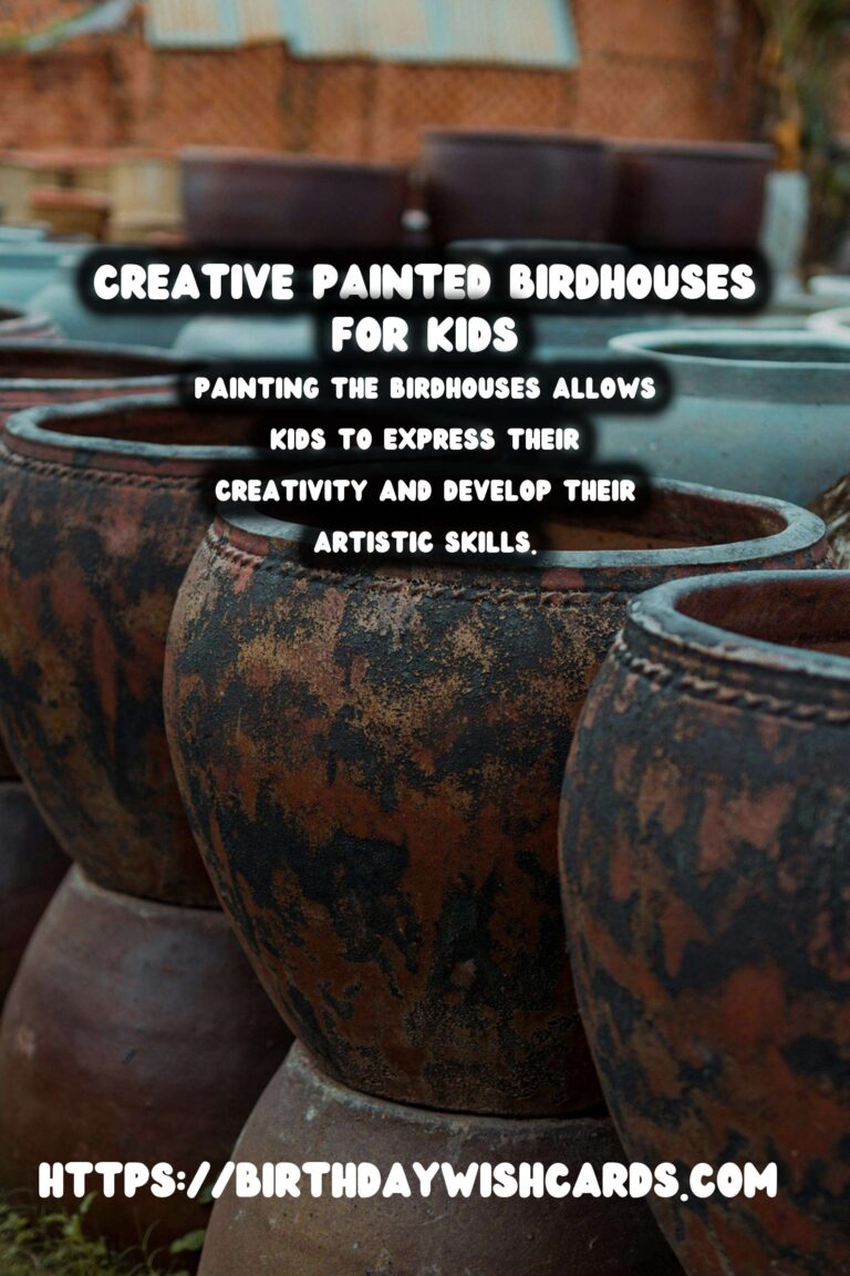 DIY Painted Birdhouses for Kids: A Fun and Creative Activity