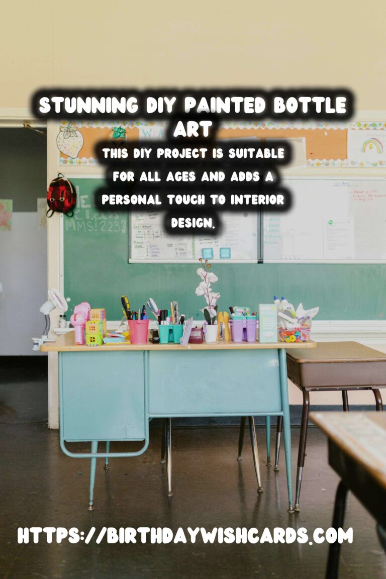 DIY Painted Bottle Art: Transform Your Bottles into Stunning Decor