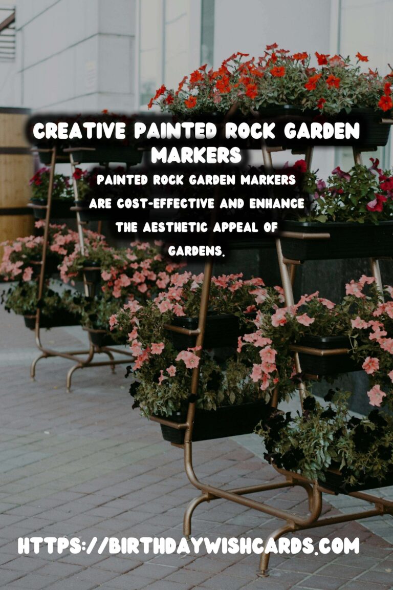 DIY Painted Rock Garden Markers: A Creative and Functional Addition to Your Garden
