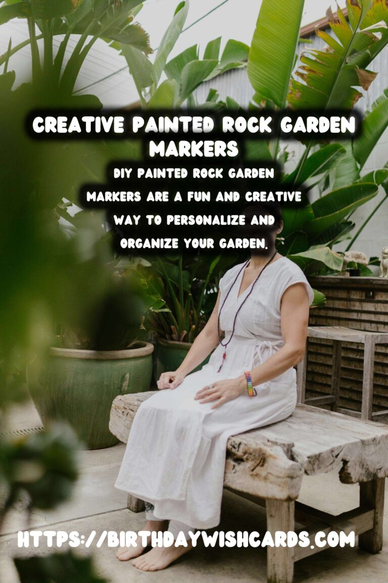 DIY Painted Rock Garden Markers: A Creative and Functional Addition to Your Garden