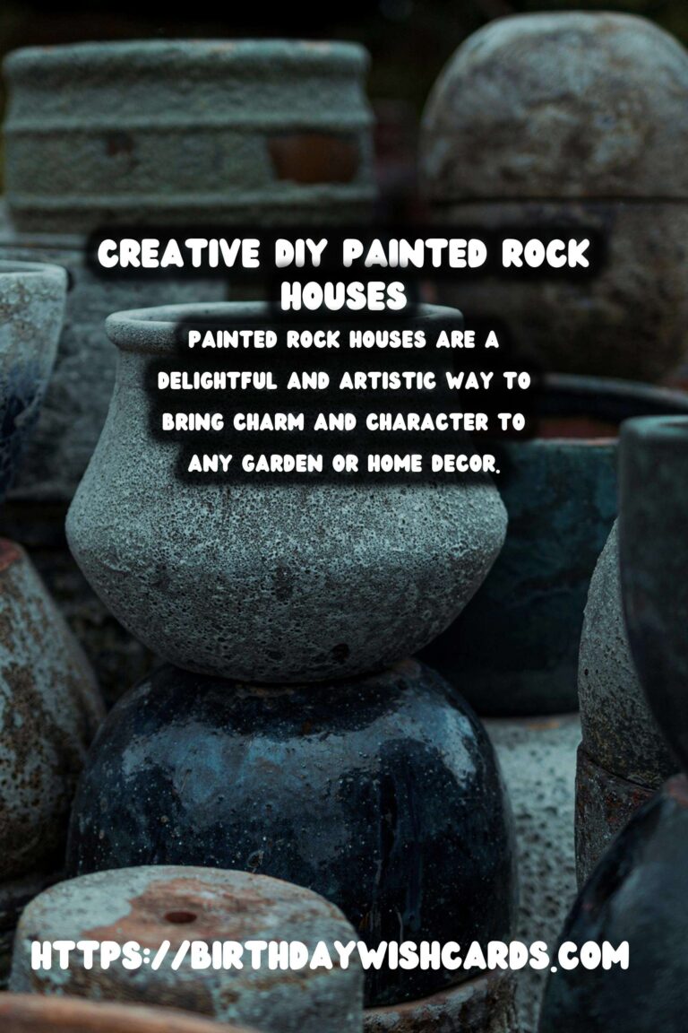 DIY Painted Rock Houses: Creative Ideas and Techniques