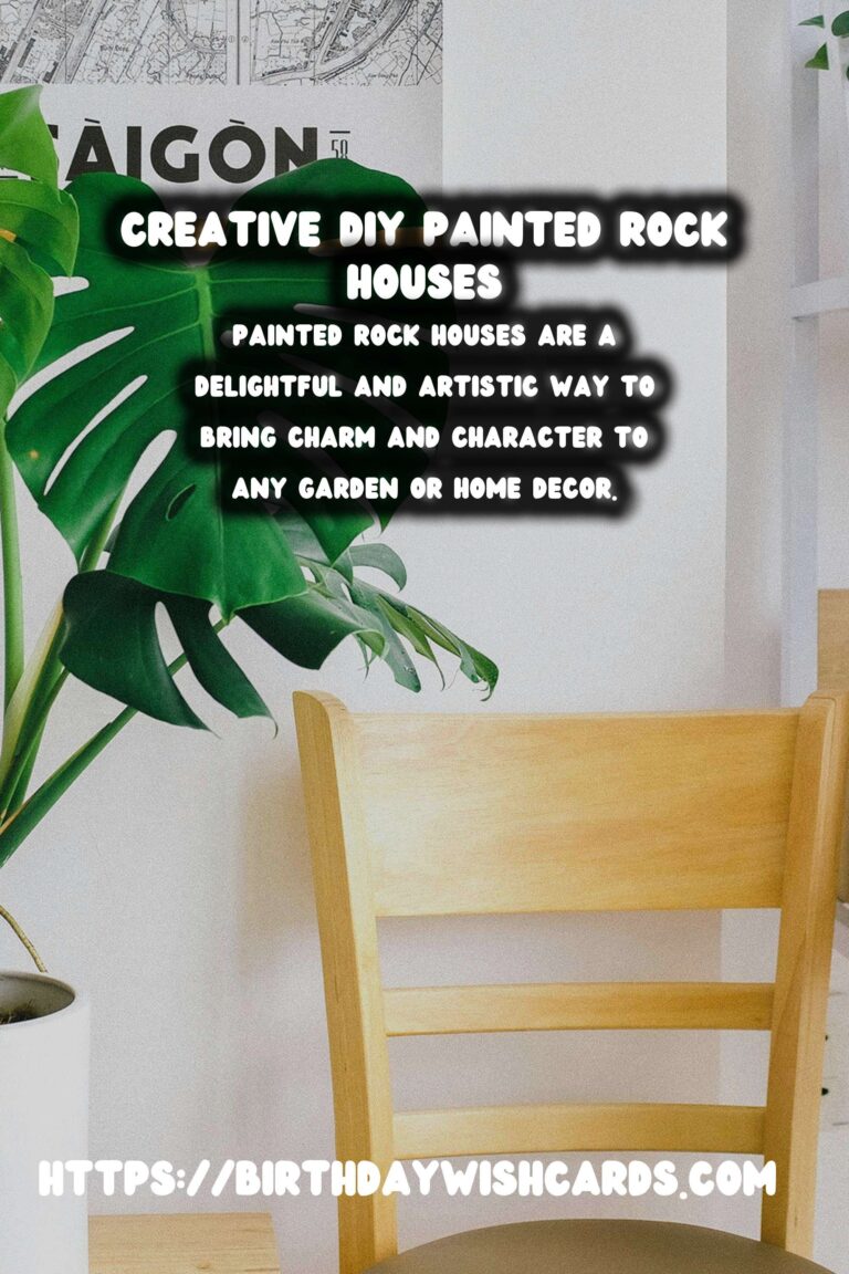 DIY Painted Rock Houses: Creative Ideas and Techniques