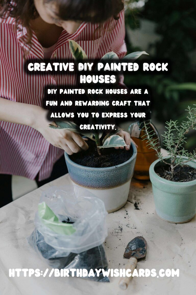 DIY Painted Rock Houses: Creative Ideas and Techniques
