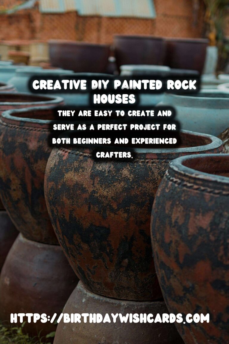 DIY Painted Rock Houses: Creative Ideas and Techniques