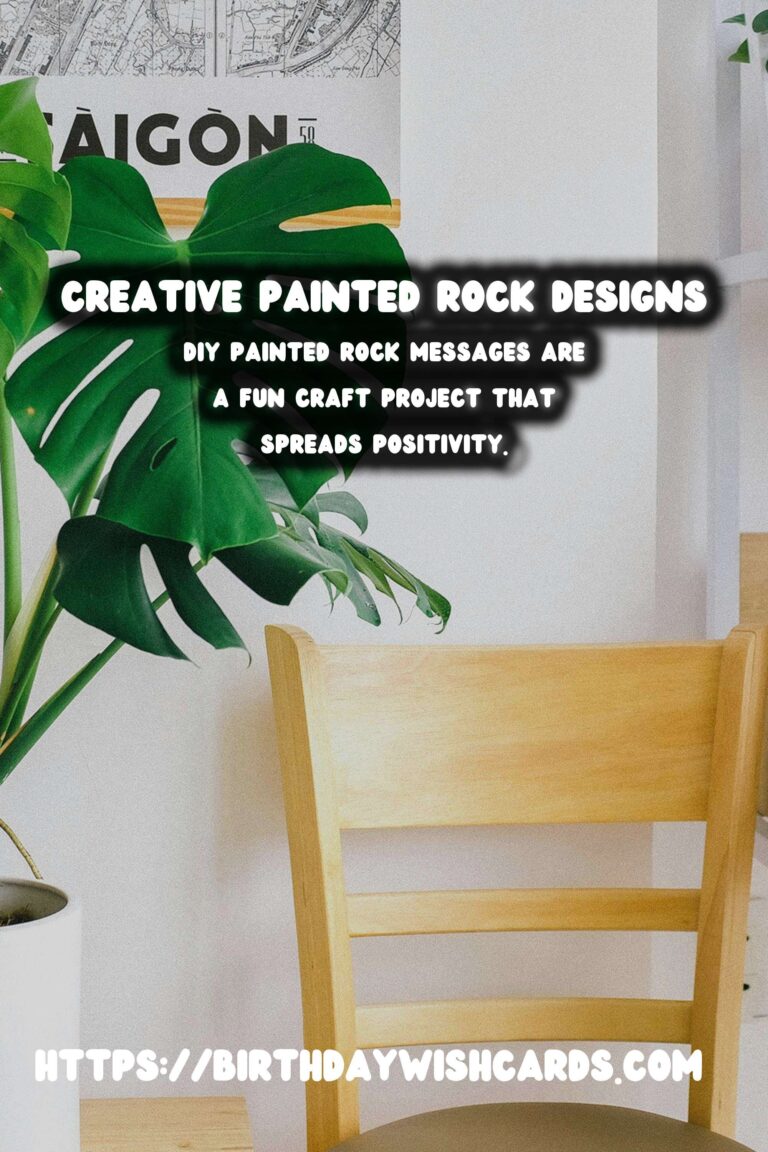 DIY Painted Rock Messages: A Creative Way to Spread Positivity