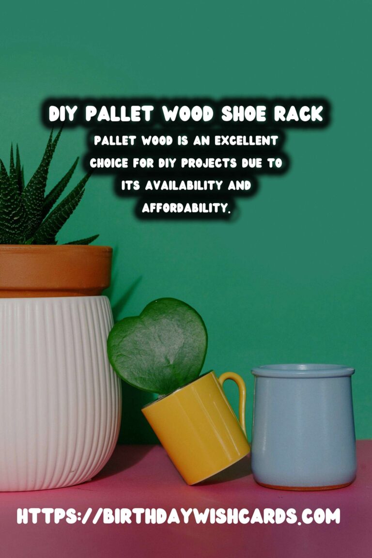 DIY Pallet Wood Shoe Rack: A Step-by-Step Guide to Building Your Own