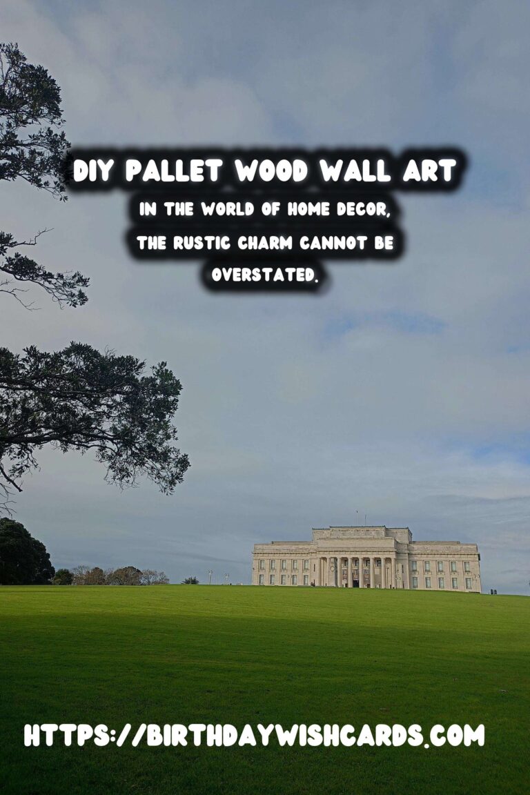 DIY Pallet Wood Wall Art: Adding a Rustic Touch to Your Home