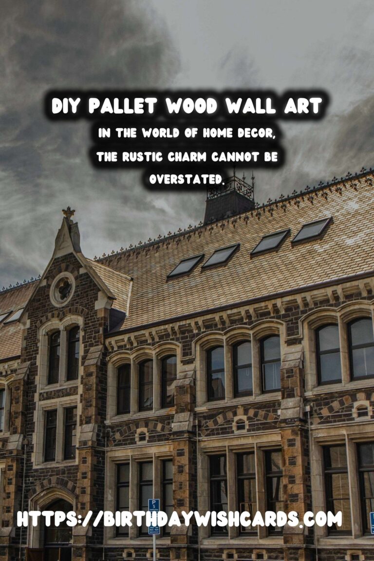 DIY Pallet Wood Wall Art: Adding a Rustic Touch to Your Home