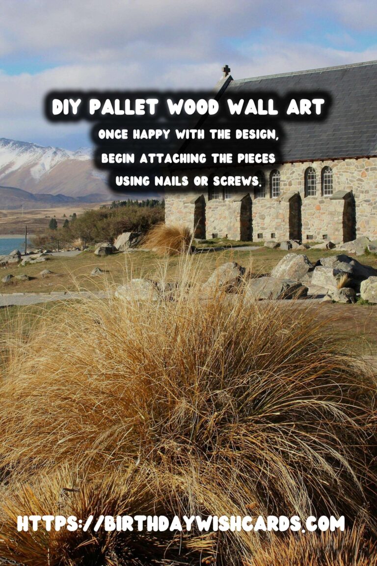DIY Pallet Wood Wall Art: Adding a Rustic Touch to Your Home