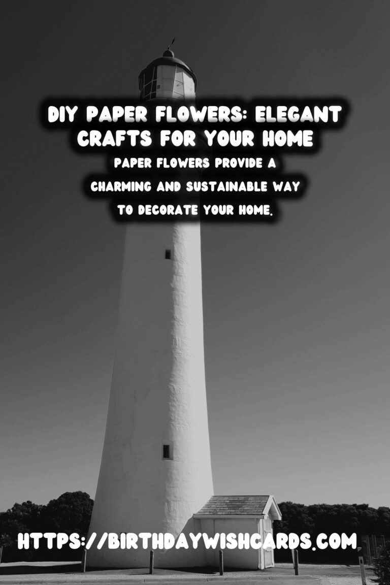 DIY Paper Flowers: Elevate Your Home Decor with Elegant Crafts