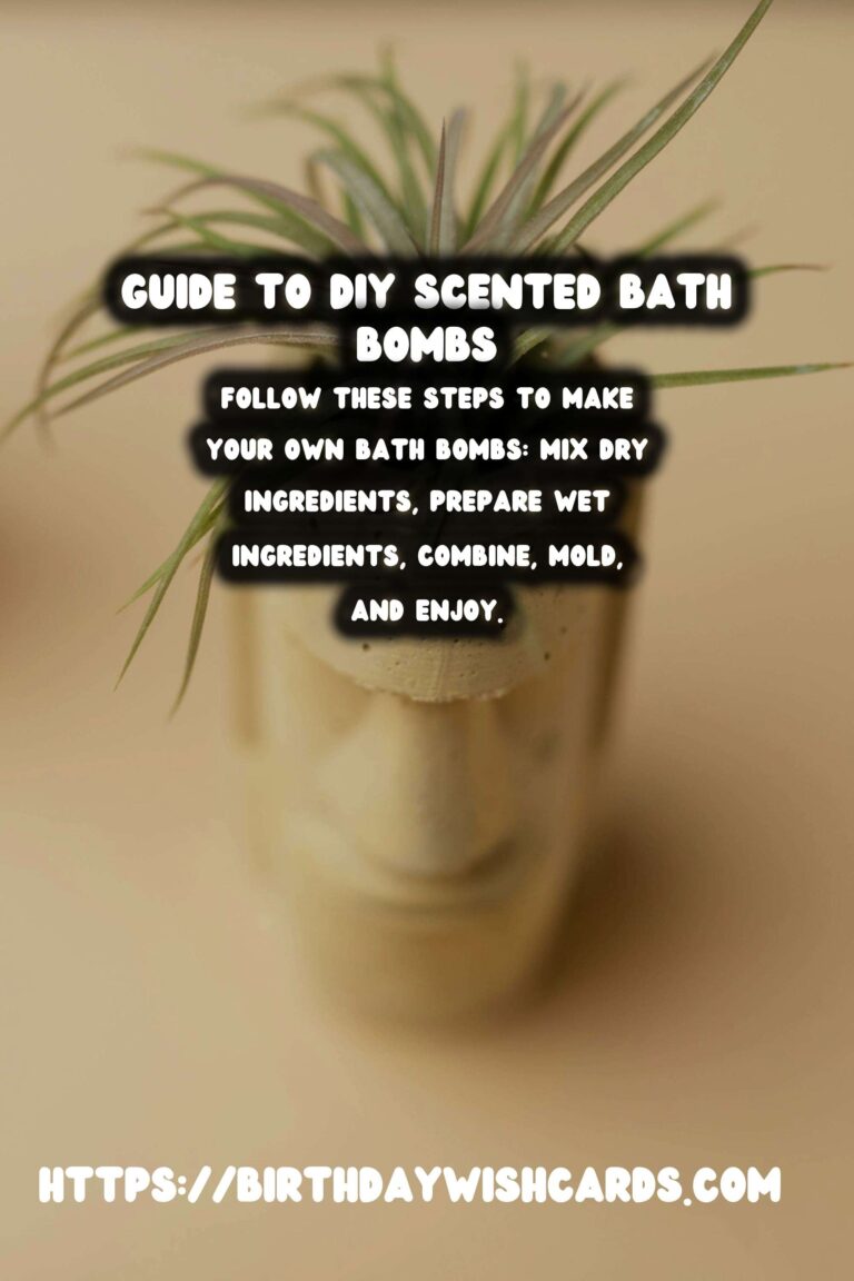 DIY Scented Bath Bombs: A Complete Guide to Crafting Your Own Relaxing Experience