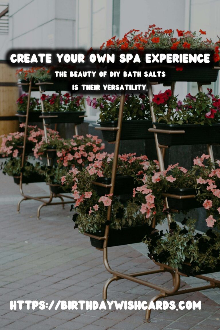 DIY Scented Bath Salts: Create Your Own Spa Experience at Home