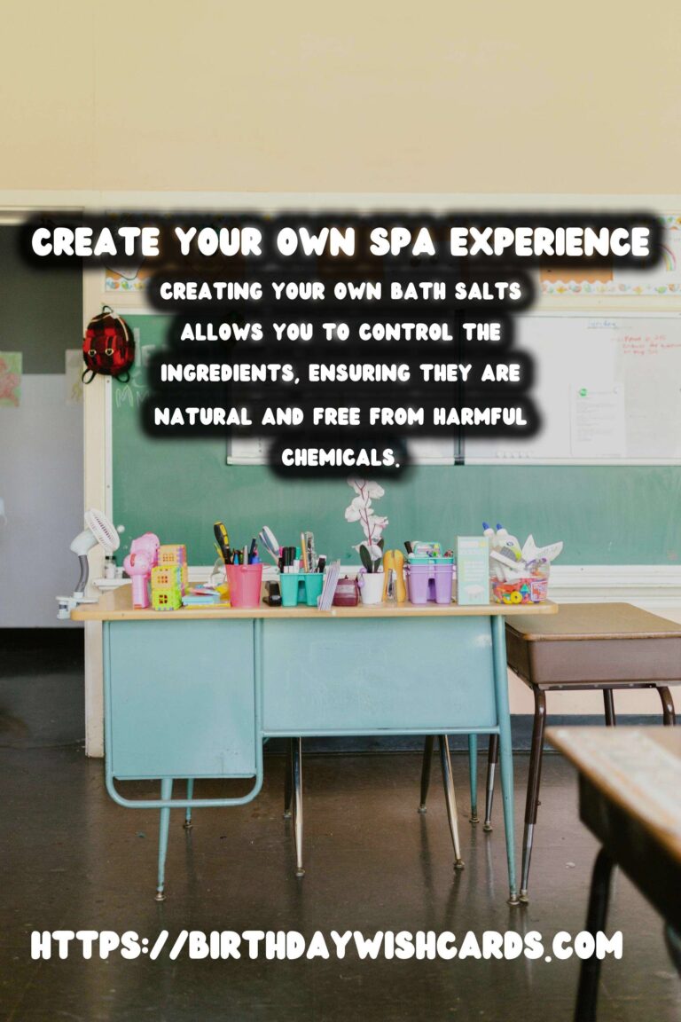 DIY Scented Bath Salts: Create Your Own Spa Experience at Home