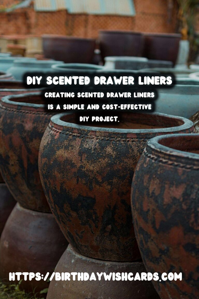 DIY Scented Drawer Liners: Transform Your Storage Spaces