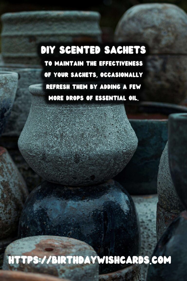 DIY Scented Sachets for Clothes Drawers: A Step-by-Step Guide