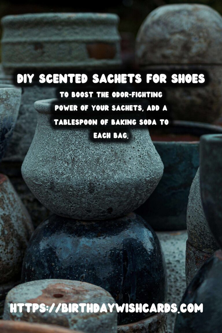 DIY Scented Sachets for Shoes: A Fresh Solution for Footwear Odor