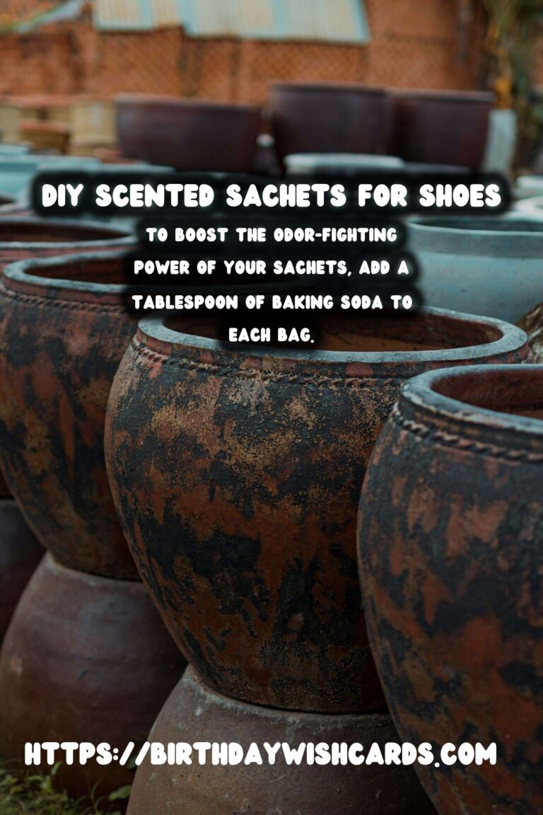DIY Scented Sachets for Shoes: A Fresh Solution for Footwear Odor