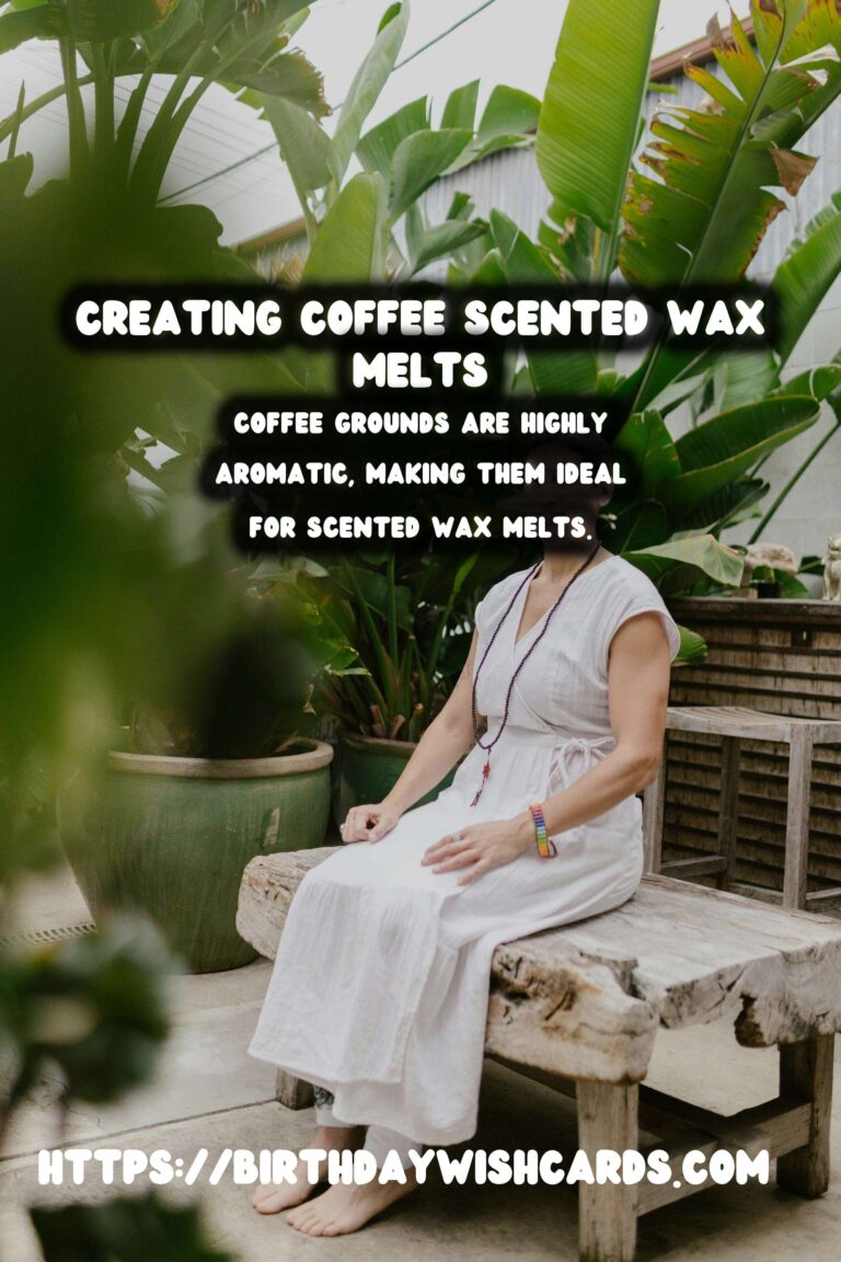 DIY Scented Wax Melts with Coffee Grounds: A Comprehensive Guide