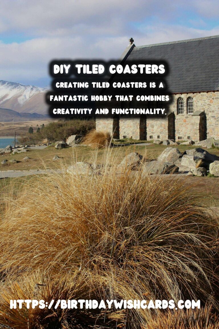 DIY Tiled Coasters: Adding a Personalized Touch to Your Home Decor