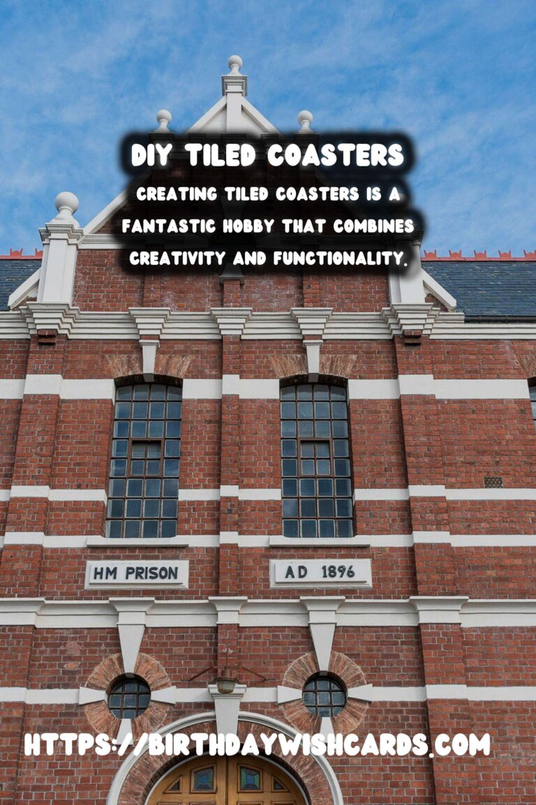 DIY Tiled Coasters: Adding a Personalized Touch to Your Home Decor