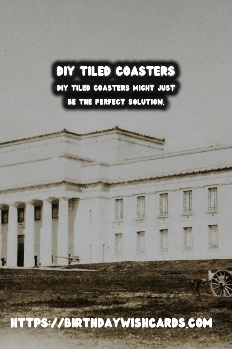 DIY Tiled Coasters: Adding a Personalized Touch to Your Home Decor