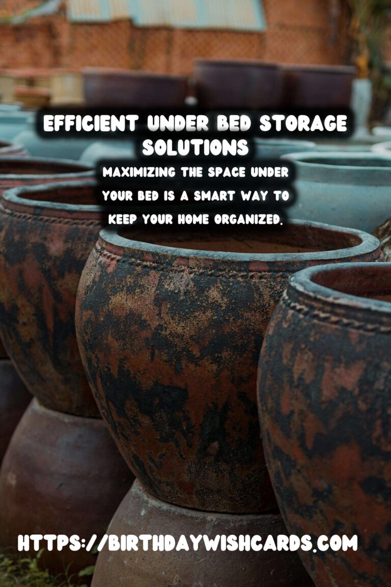 DIY Under Bed Storage Containers: Clear Totes for Efficient Space Utilization