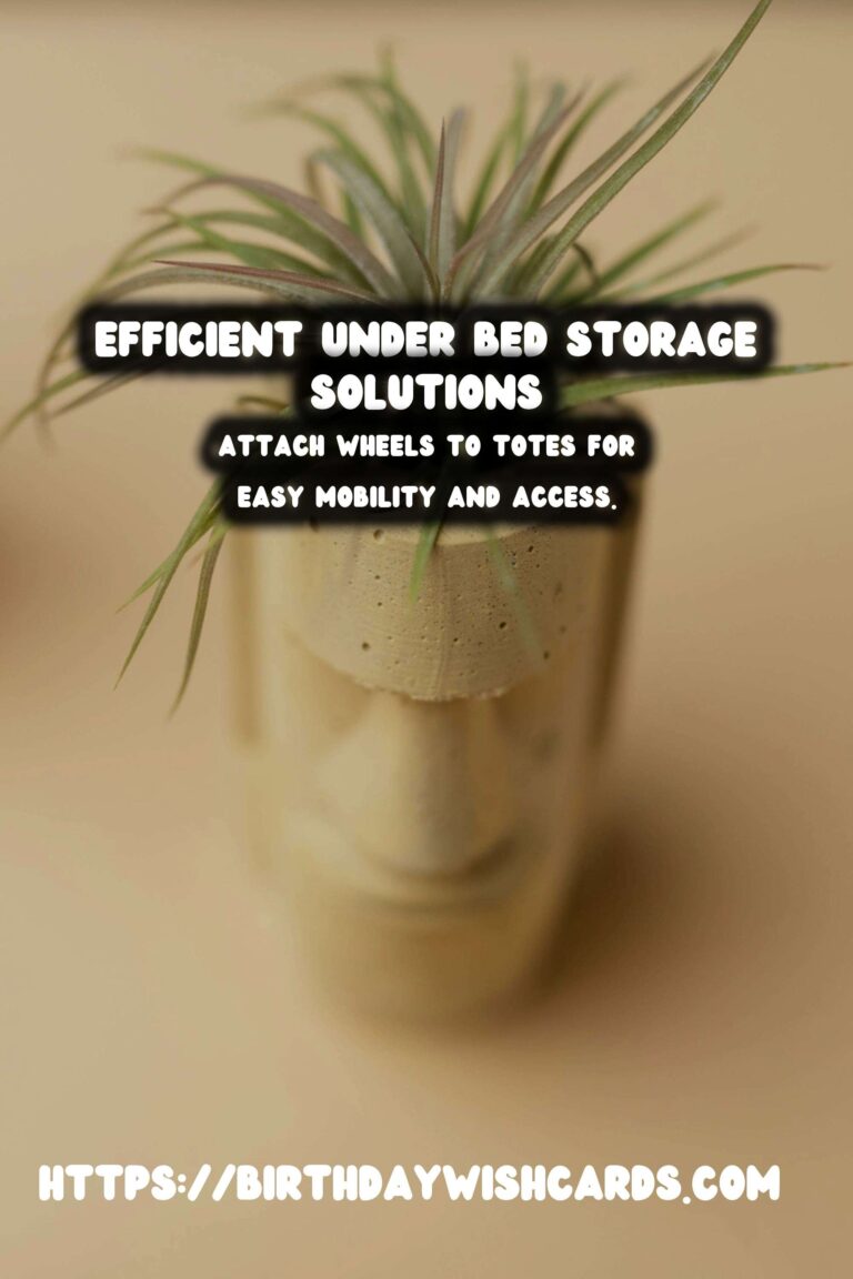 DIY Under Bed Storage Containers: Clear Totes for Efficient Space Utilization