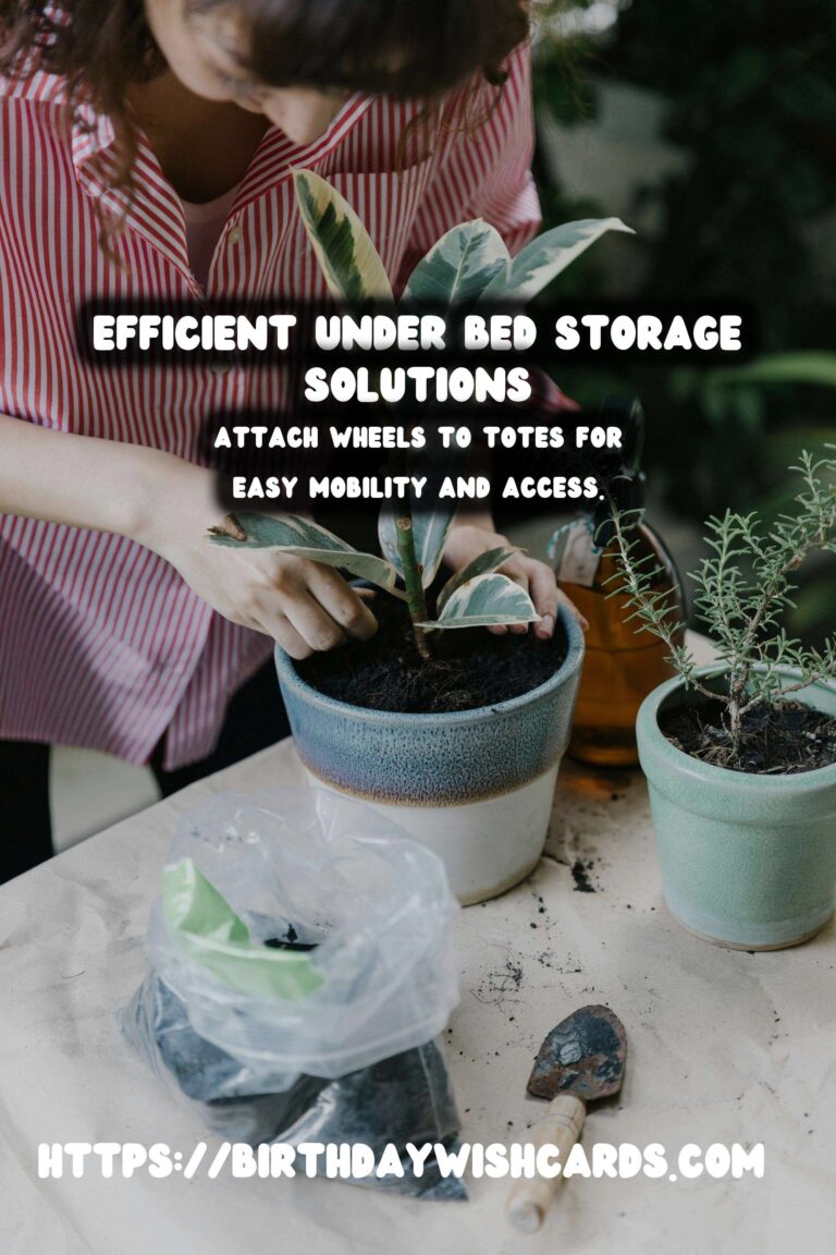 DIY Under Bed Storage Containers: Clear Totes for Efficient Space Utilization